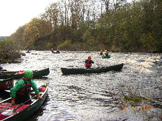 Setting off on last section from bottom of Warden's Gorge to Hexham.