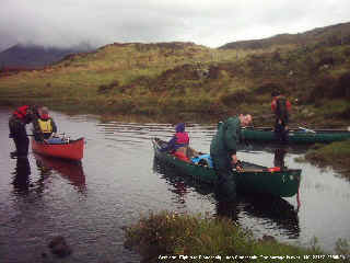 Last of the Portage. Loch Sionascaig.