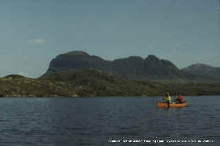 Suilven behind Loch Veyatie.