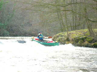 Mickley Weir- using slot on river left