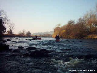 Rather low water on South Tyne below Haydon Bridge.