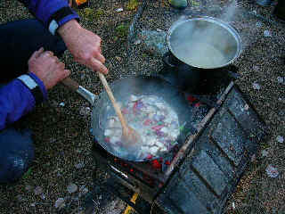 A well stirred Wok in service.