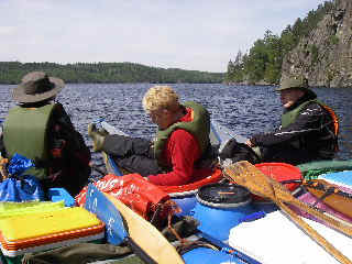 Alison, Kevin and Rosie- Rafted up again