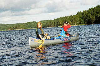 Relaxed enough to forget the canoe.