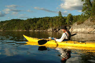 Comfortable kayaks.